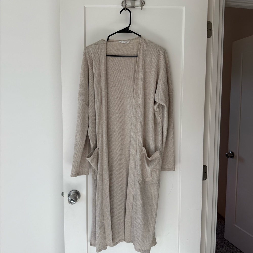 Carly Jean Los Angeles Cream Cardigan Sweater